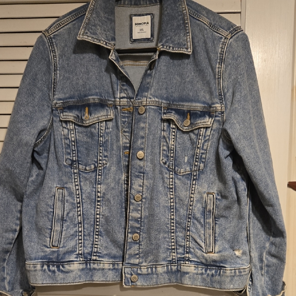 Sonoma Light Blue Denim Jacket for Women